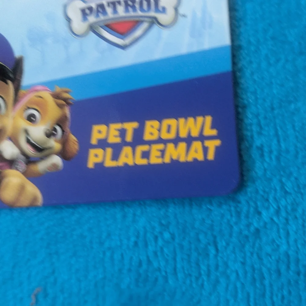 Paw Patrol Pet Bowl and Placemat Set